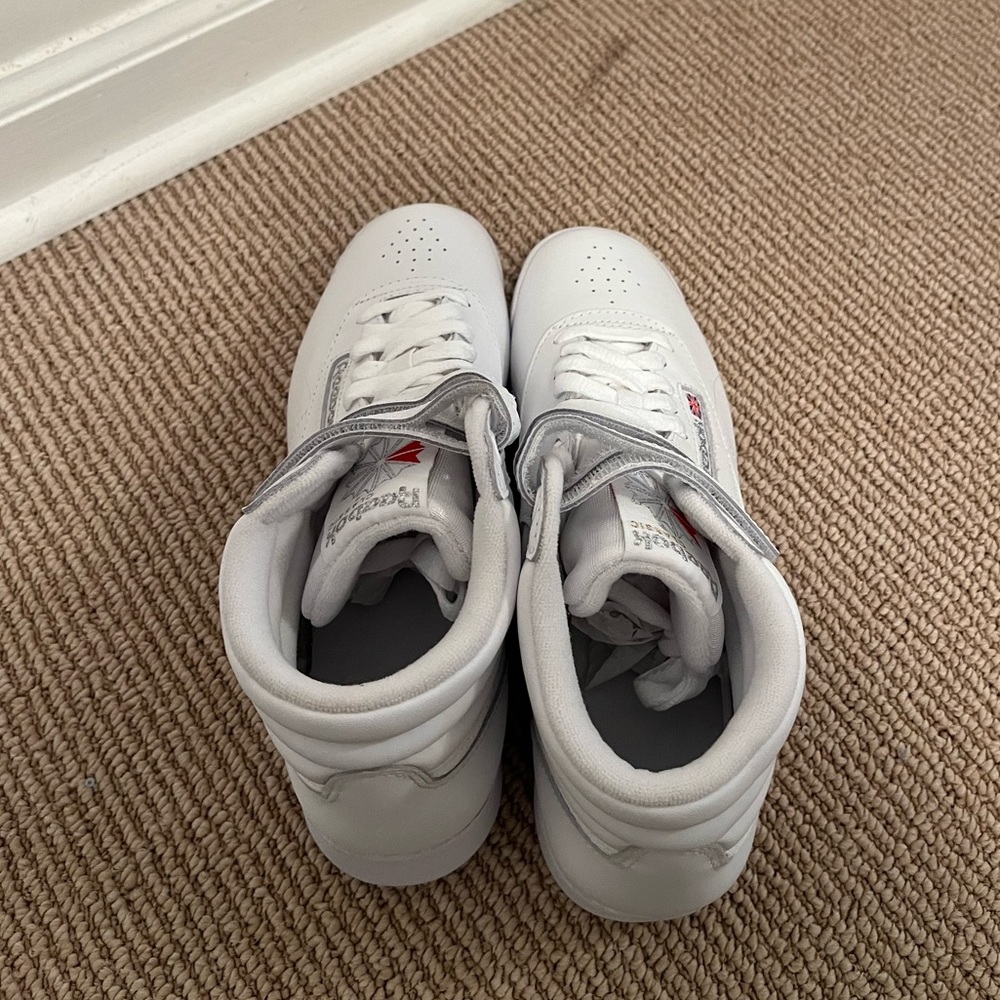 White Reebok Cheer Shoes - Picture 6 of 7